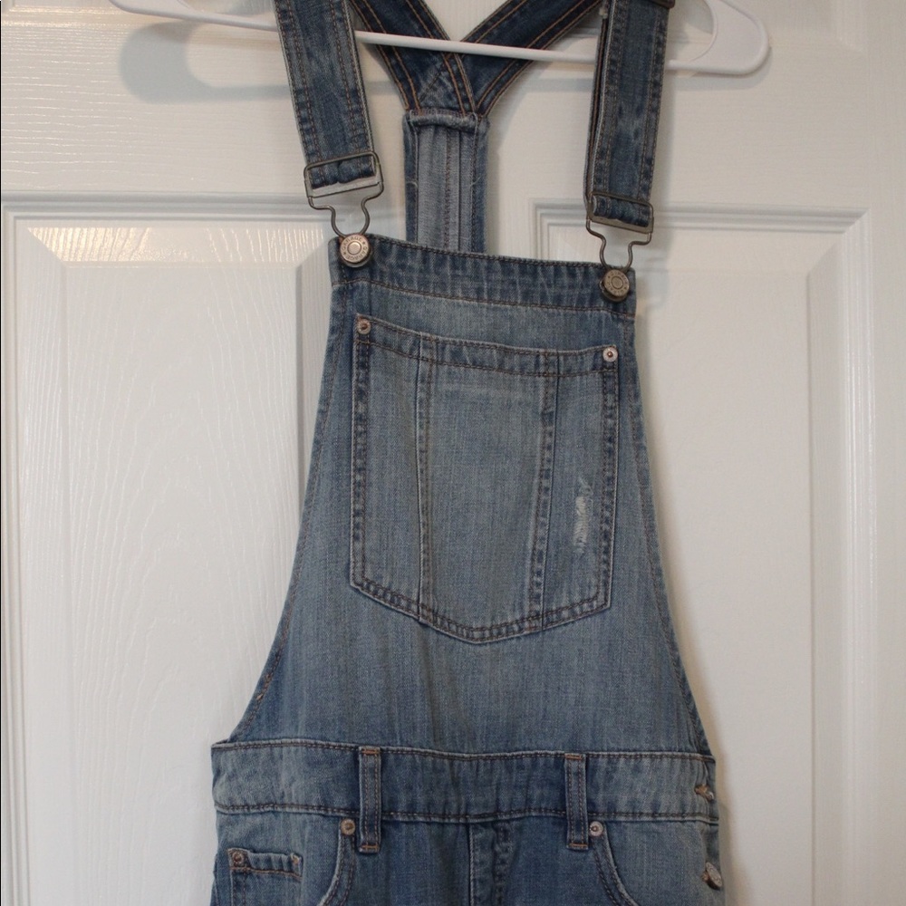 Denim overalls